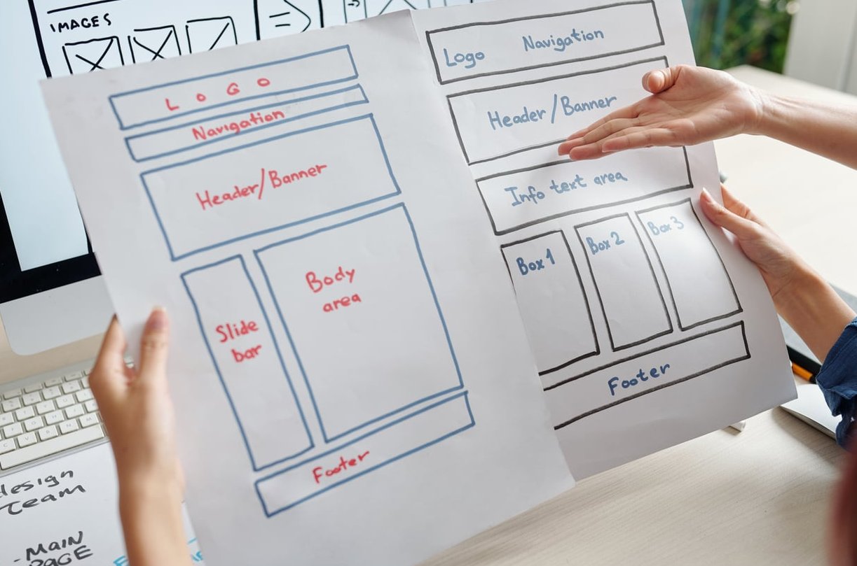 website hero section design