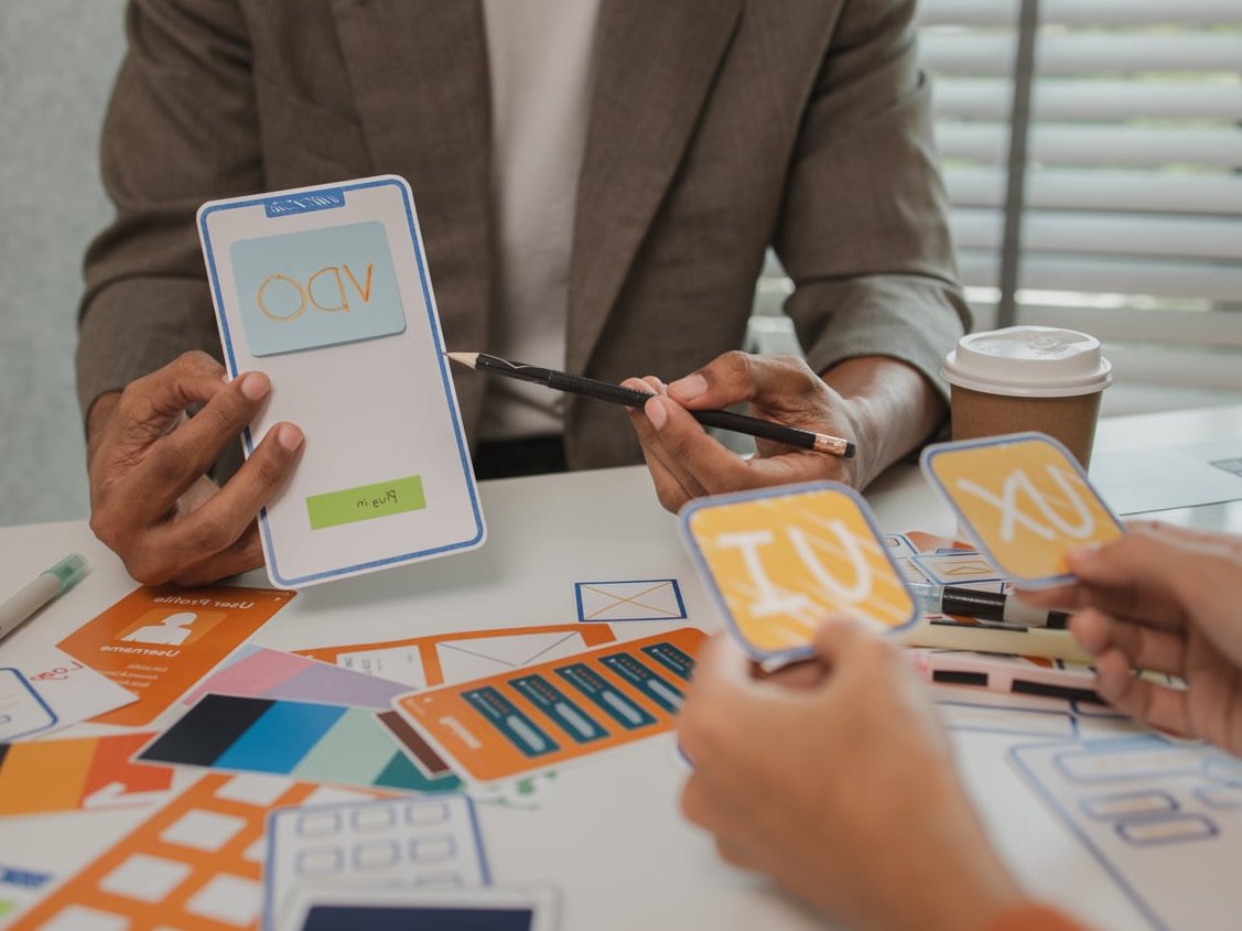 multi step form mockup