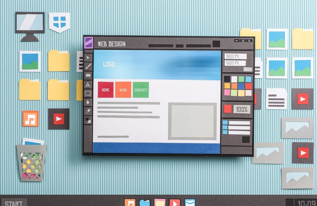 website hero section