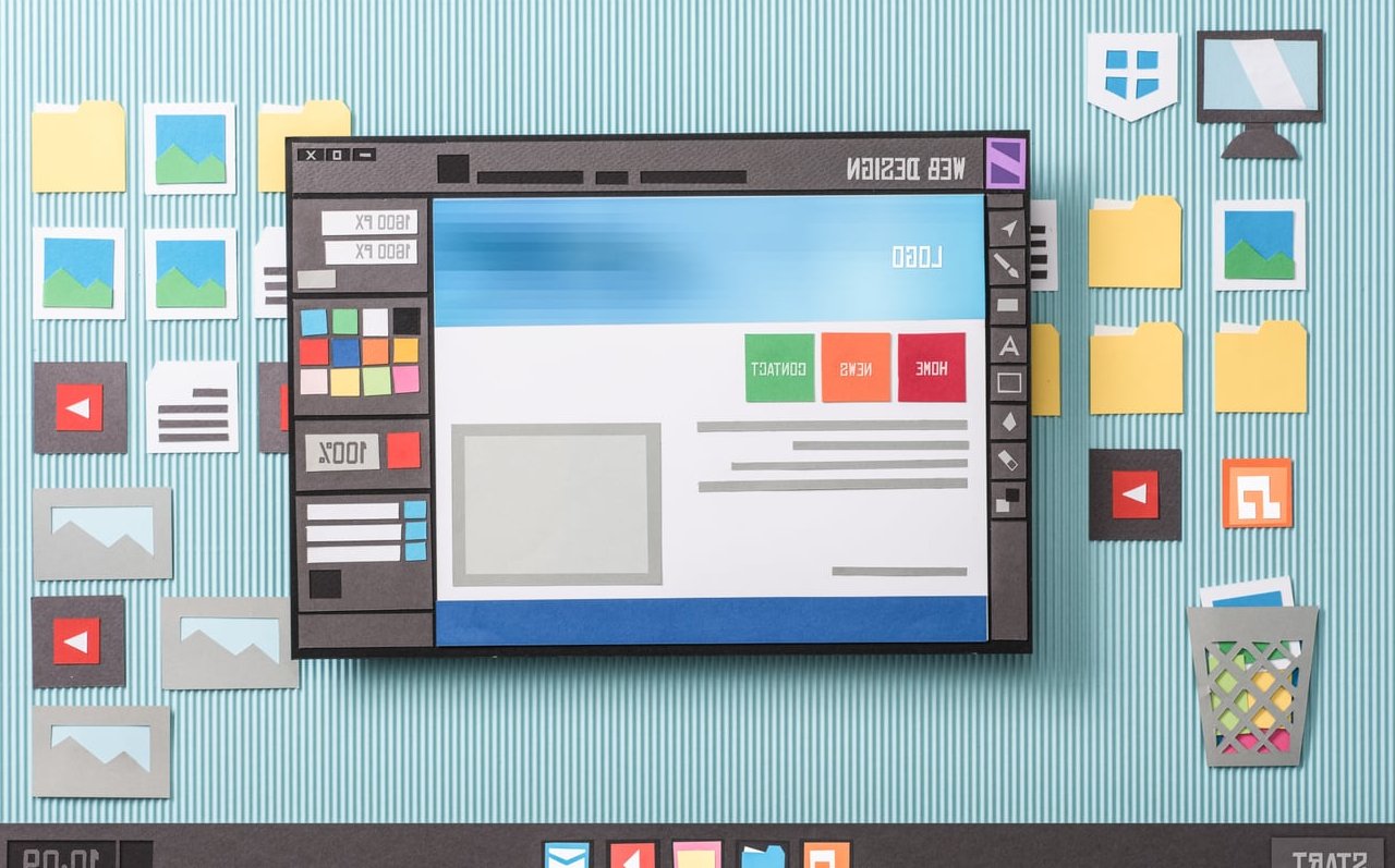website header navigation