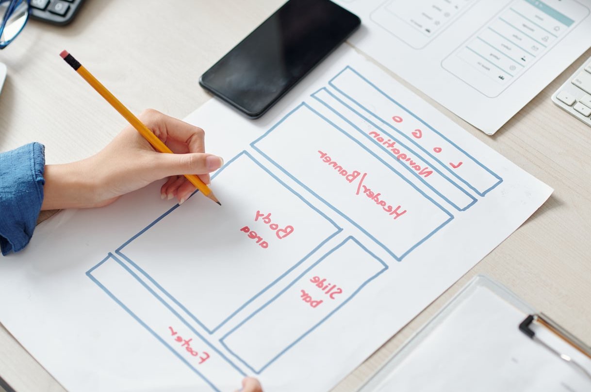website menu navigation